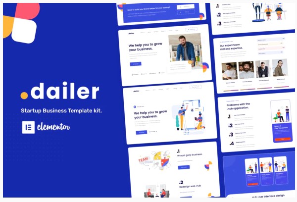 [Themeforest] Dailer - Startup Elementor Template _0.jpg